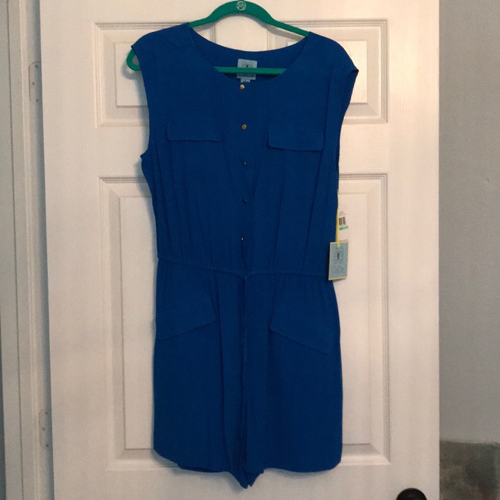 Blue romper, new with tags!